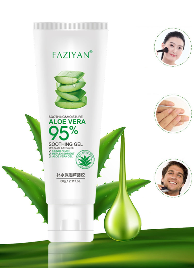 aloe vera face cream soothing gel skin care 