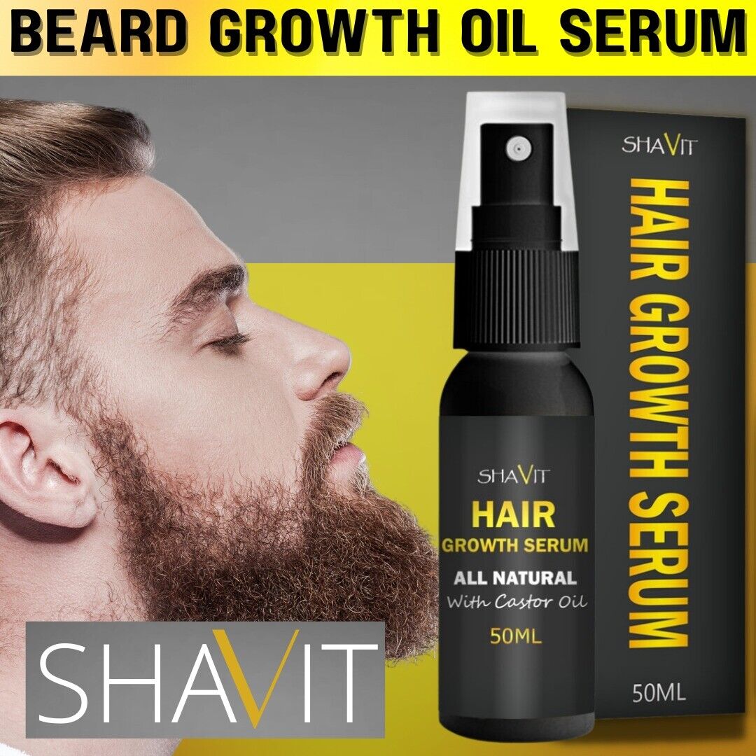 Mens Beard Growth Oil Serum Fast Growing